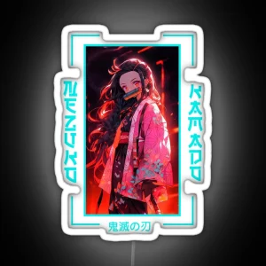 Demon Slayer Nezuko Kamado RGB Neon Sign