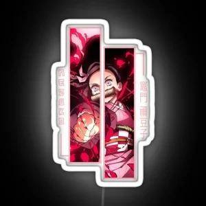 Demon Slayer Nezuko Kamado RGB Neon Sign