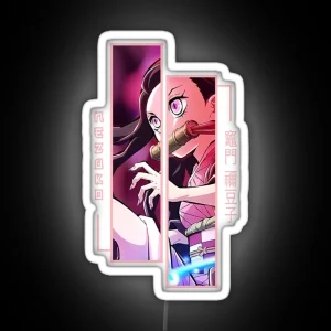 Demon Slayer Nezuko Kamado RGB Neon Sign