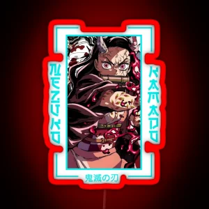 Demon Slayer Nezuko Kamado RGB Neon Sign
