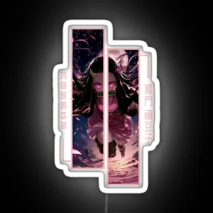 Demon Slayer Nezuko Kamado RGB Neon Sign