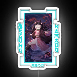 Demon Slayer Nezuko Kamado RGB Neon Sign