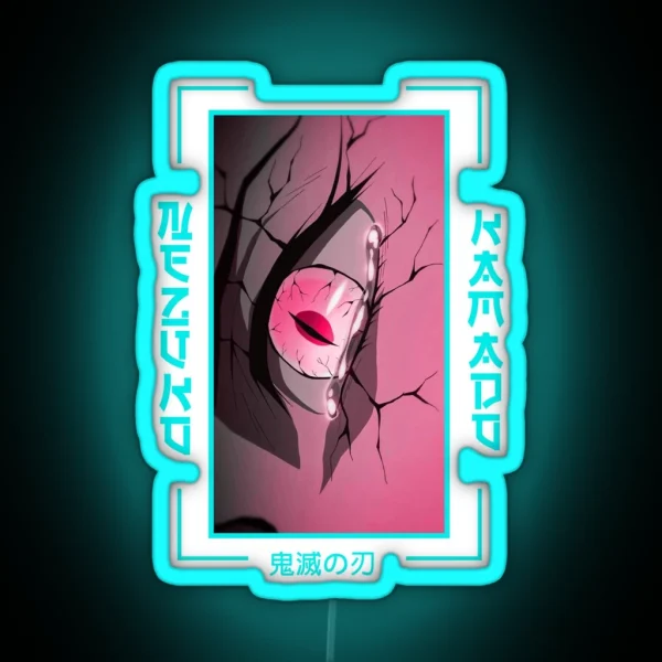 Demon Slayer Nezuko Kamado RGB Neon Sign