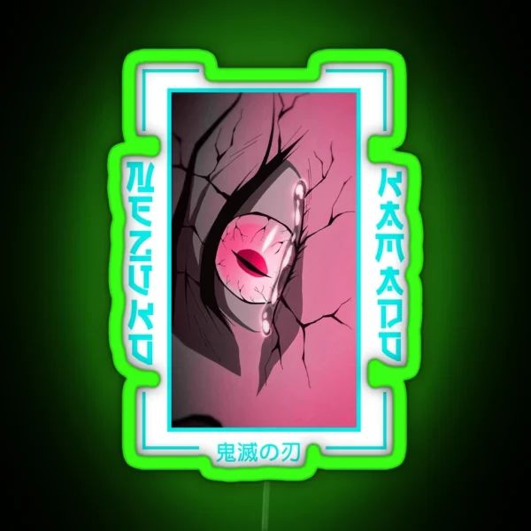 Demon Slayer Nezuko Kamado RGB Neon Sign