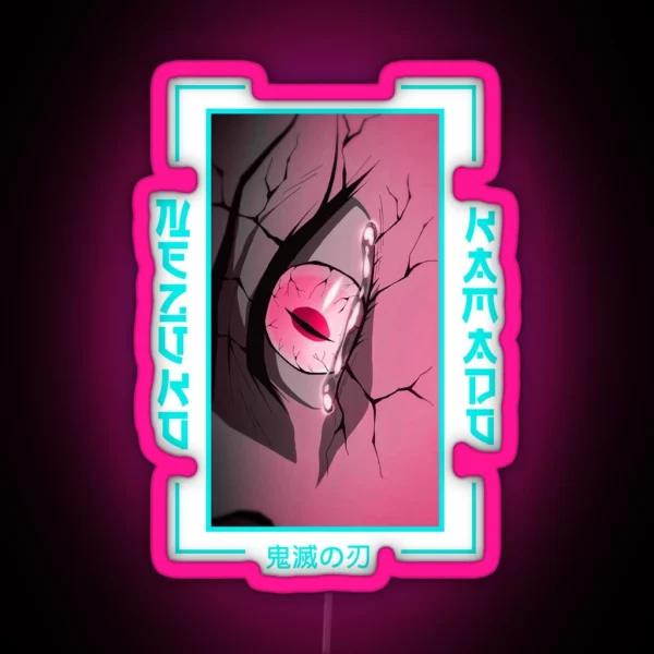 Demon Slayer Nezuko Kamado RGB Neon Sign