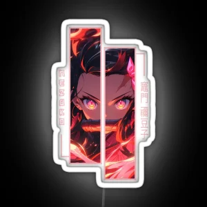 Demon Slayer Nezuko Kamado RGB Neon Sign