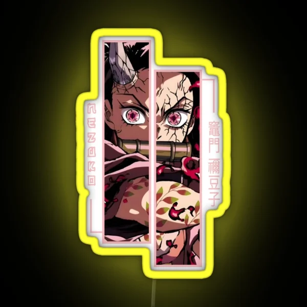 Demon Slayer Nezuko Kamado RGB Neon Sign