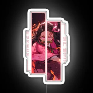 Demon Slayer Nezuko Kamado RGB Neon Sign