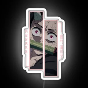 Demon Slayer Nezuko Kamado RGB Neon Sign
