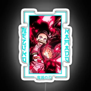 Demon Slayer Nezuko Kamado RGB Neon Sign