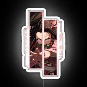 Demon Slayer Nezuko Kamado RGB Neon Sign