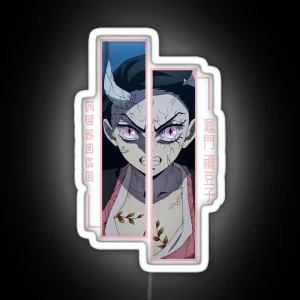 Demon Slayer Nezuko Kamado RGB Neon Sign