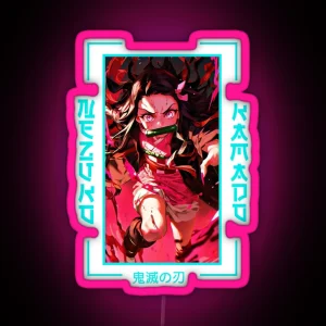 Demon Slayer Nezuko Kamado RGB Neon Sign
