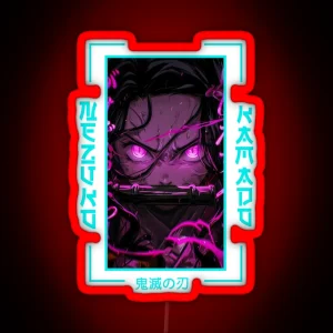 Demon Slayer Nezuko Kamado RGB Neon Sign
