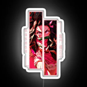 Demon Slayer Nezuko Kamado RGB Neon Sign