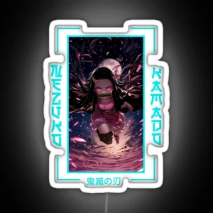 Demon Slayer Nezuko Kamado RGB Neon Sign
