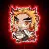 Demon Slayer Rengoku Chibi RGB Neon Sign - Image 2