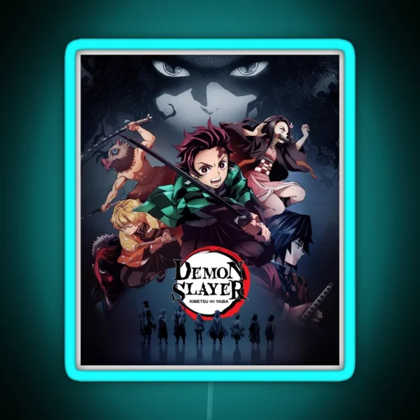 Demon Slayer RGB Neon Sign