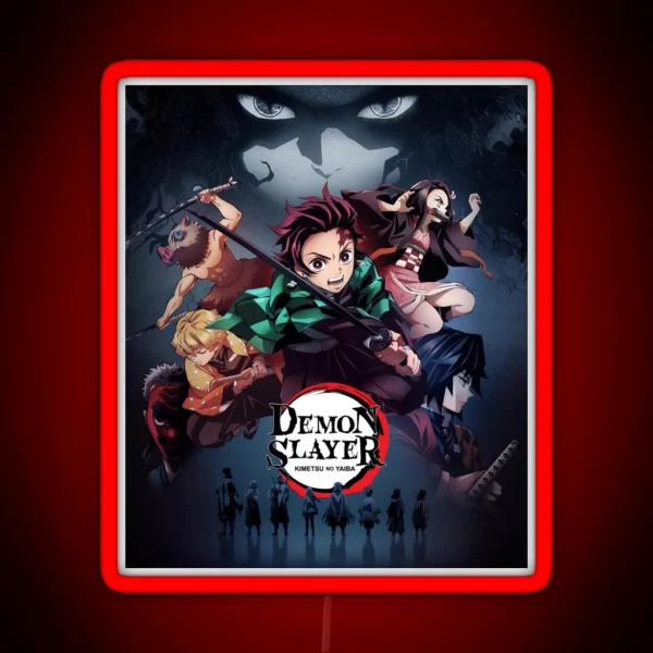 Demon Slayer RGB Neon Sign