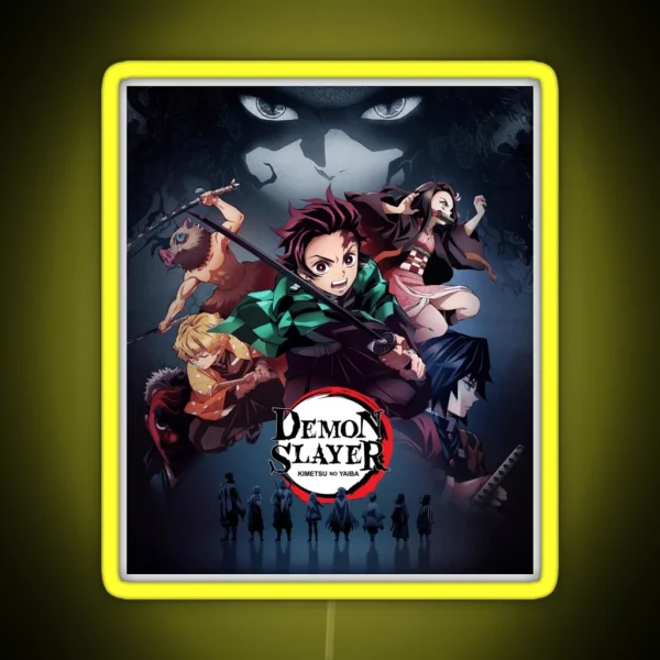 Demon Slayer RGB Neon Sign