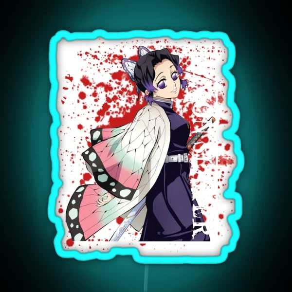 Demon Slayer Shinobu Kocho RGB Neon Sign
