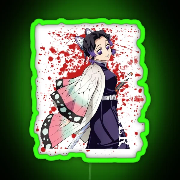 Demon Slayer Shinobu Kocho RGB Neon Sign