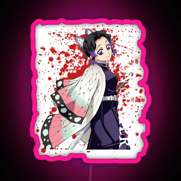 Demon Slayer Shinobu Kocho RGB Neon Sign