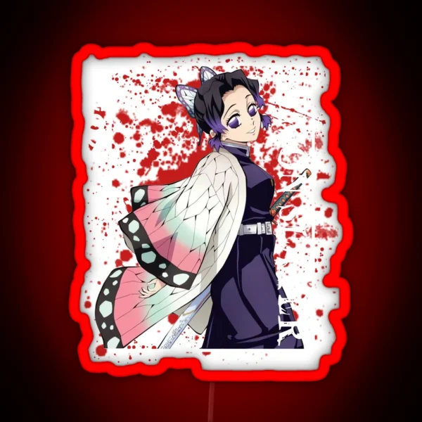 Demon Slayer Shinobu Kocho RGB Neon Sign