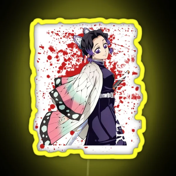 Demon Slayer Shinobu Kocho RGB Neon Sign