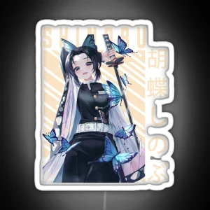 Demon Slayer Shinobu Kocho RGB Neon Sign