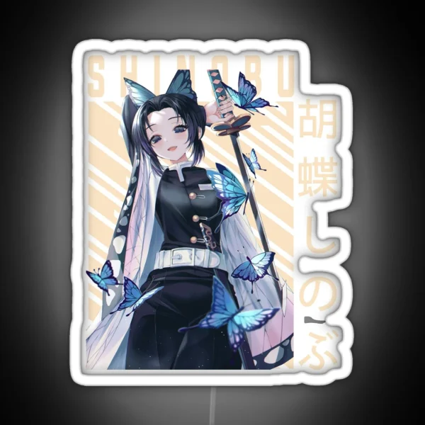 Demon Slayer Shinobu Kocho RGB Neon Sign
