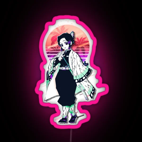 Demon Slayer Shinobu Kocho RGB Neon Sign