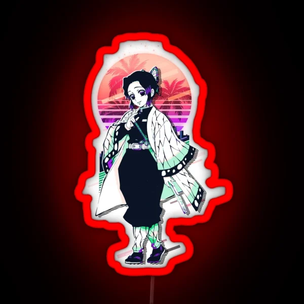 Demon Slayer Shinobu Kocho RGB Neon Sign