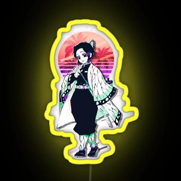 Demon Slayer Shinobu Kocho RGB Neon Sign