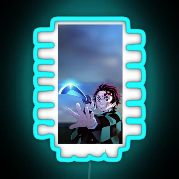 Demon Slayer Tanjiro Kamado RGB Neon Sign