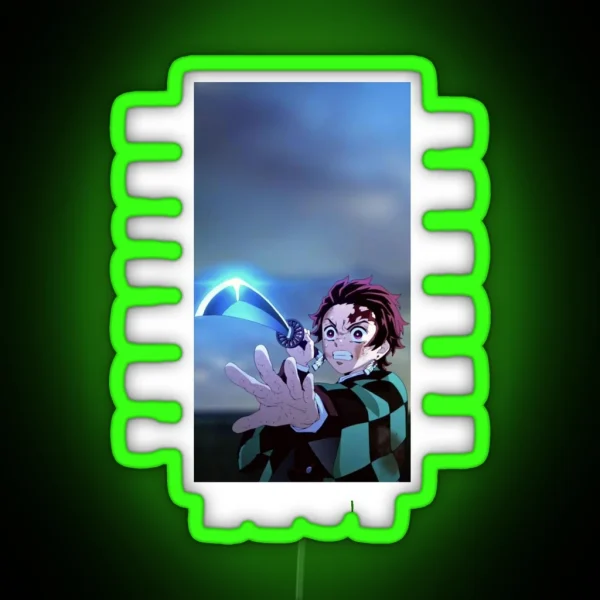 Demon Slayer Tanjiro Kamado RGB Neon Sign