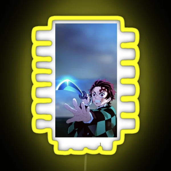 Demon Slayer Tanjiro Kamado RGB Neon Sign