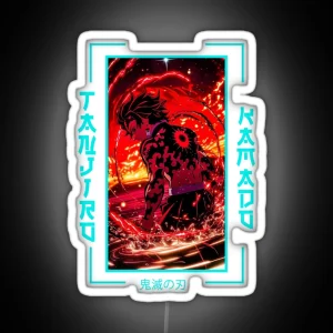 Demon Slayer Tanjiro Kamado RGB Neon Sign