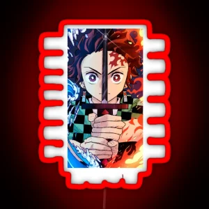 Demon Slayer Tanjiro Kamado RGB Neon Sign