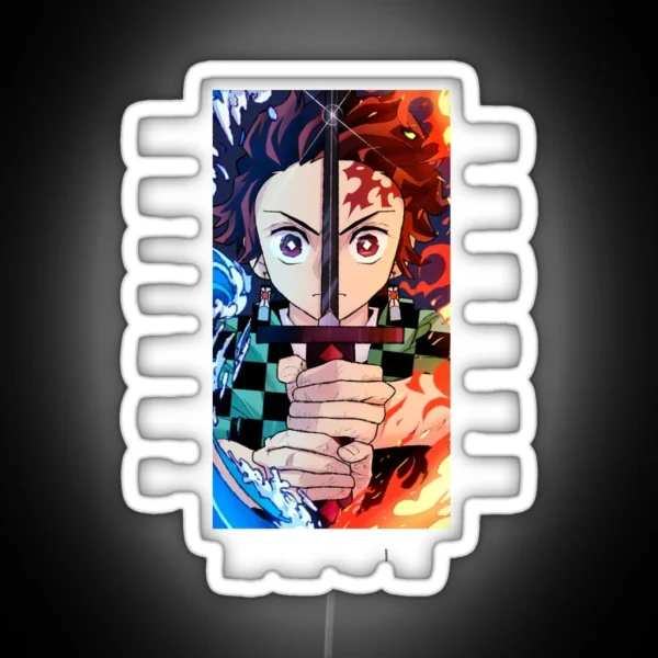 Demon Slayer Tanjiro Kamado RGB Neon Sign