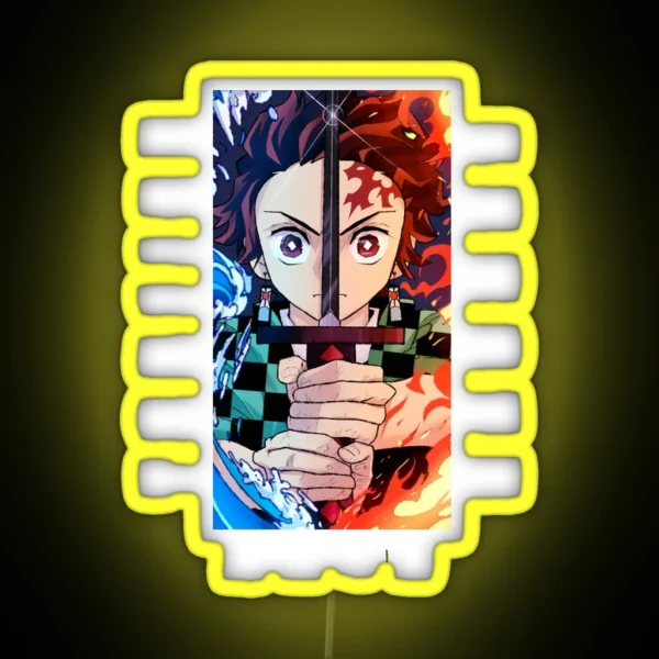 Demon Slayer Tanjiro Kamado RGB Neon Sign