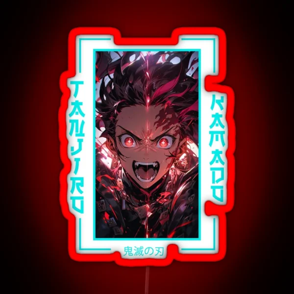 Demon Slayer Tanjiro Kamado RGB Neon Sign