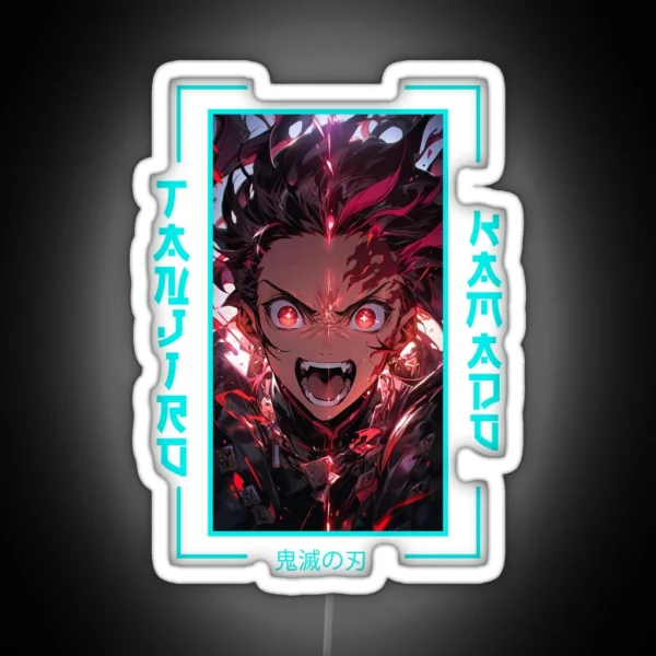 Demon Slayer Tanjiro Kamado RGB Neon Sign