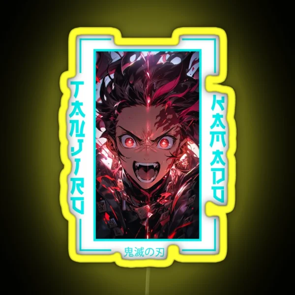 Demon Slayer Tanjiro Kamado RGB Neon Sign