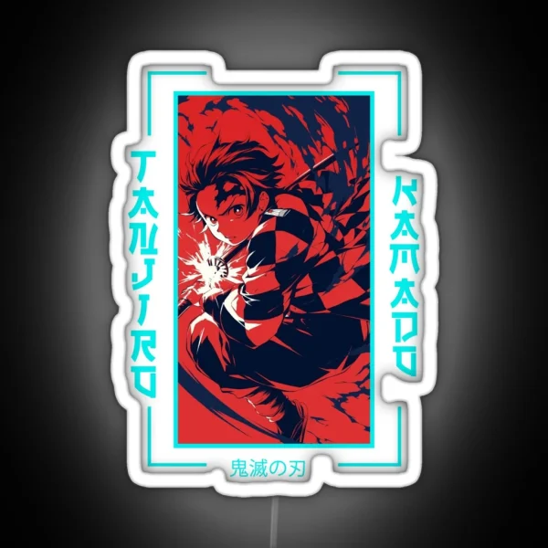 Demon Slayer Tanjiro Kamado RGB Neon Sign