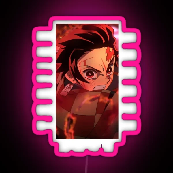 Demon Slayer Tanjiro Kamado RGB Neon Sign
