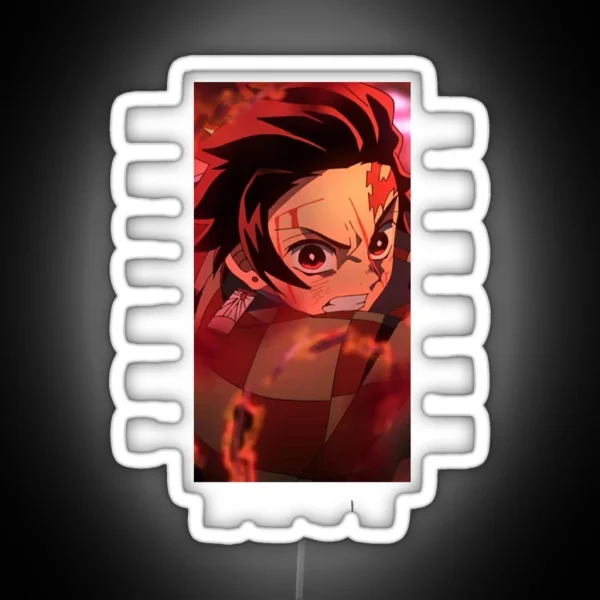 Demon Slayer Tanjiro Kamado RGB Neon Sign
