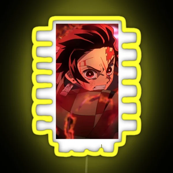 Demon Slayer Tanjiro Kamado RGB Neon Sign