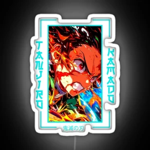 Demon Slayer Tanjiro Kamado RGB Neon Sign