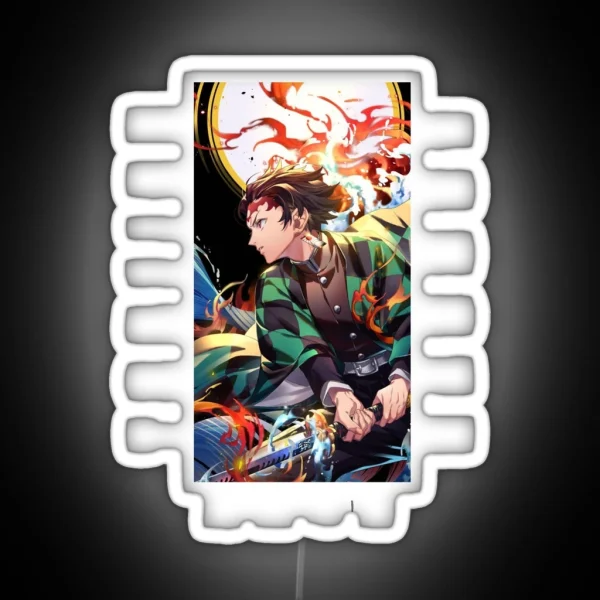 Demon Slayer Tanjiro Kamado RGB Neon Sign